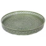 Bandeja verde rendado G